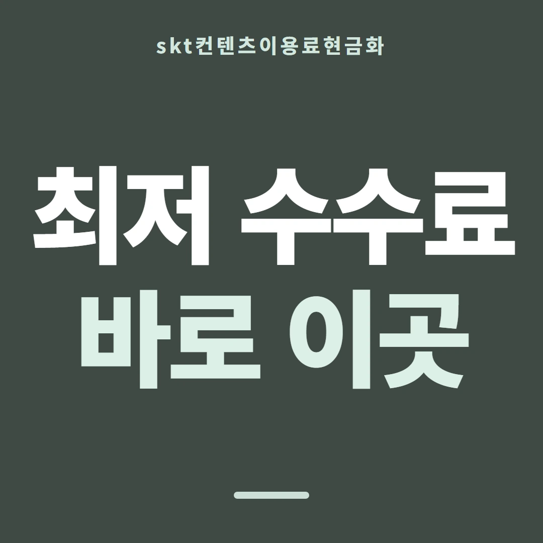 품티켓 SKT 콘텐츠이용료 판단의 기준점 안내 이미지